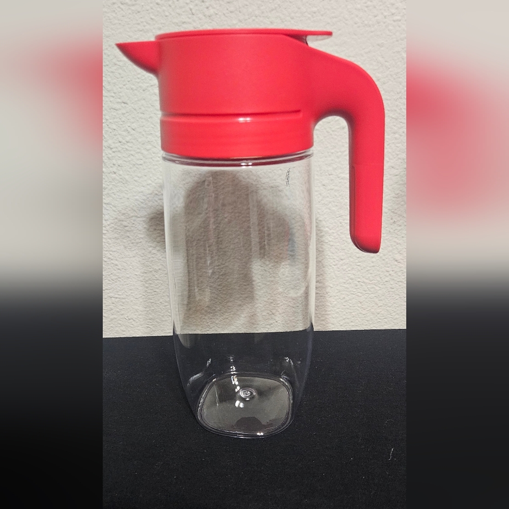 Tupperware Red Pitcher